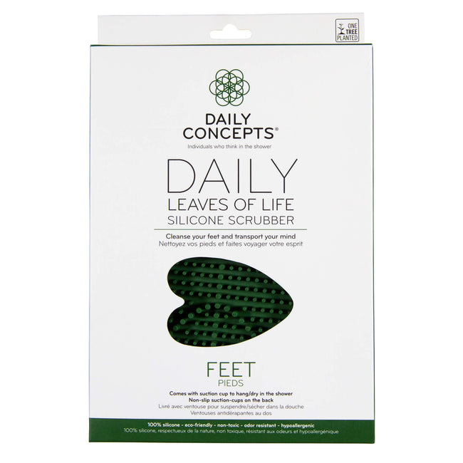 Daily Leaves of Life Body Silicone Scrubber by Daily Concepts 